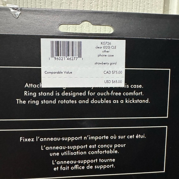 Kate Spade Strawberry Garden iPhone 15 case - Picture 3 of 3